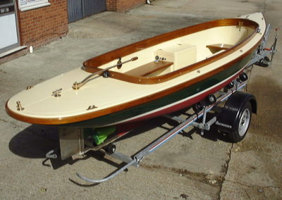 Boat on wheel system