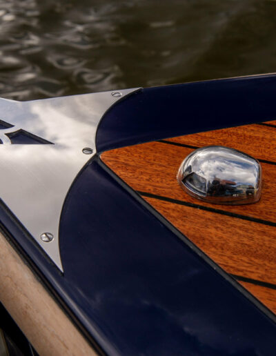 Front of a mayfly boat